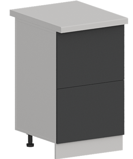 Кухня Модуль ШН2Я 500 Графит / Графит