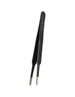 Shine Systems Пинцет металлический скругленный для удаления мусора