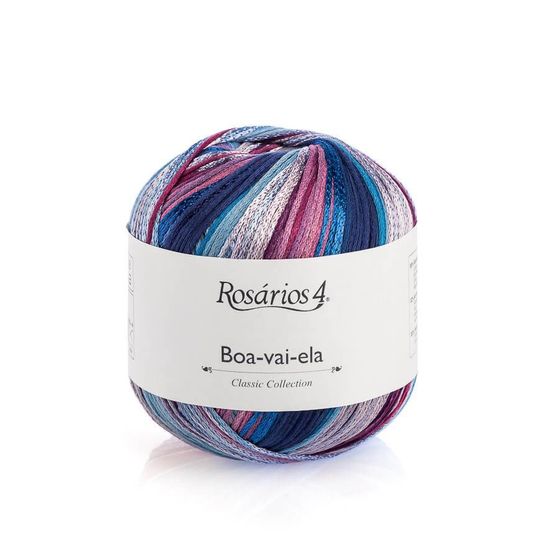 Пряжа ROSARIOS 4 Boa-Vai-Ela (38% хлопок, 32% акрил, 30% вискоза)