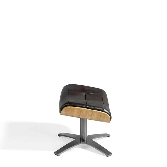 Оттоманка Angel Cerda A928 черная кожа