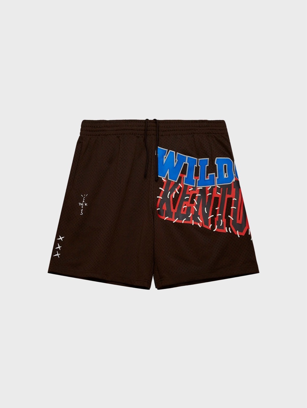 Шорты Cactus Jack Travis Scott x Mitchell & Ness University Of Kentucky Basketball Brown