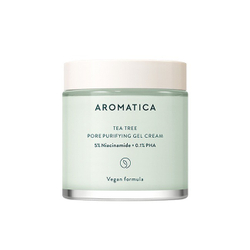 Aromatica Tea Tree Pore Purifying Gel Cream 5% Niacinamide + 0.1% PHA крем-гель для лица с чайным деревом для жирной и проблемной кожи
