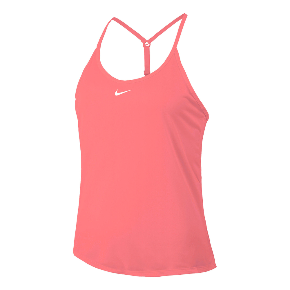 Женская теннисная майка Nike Dri-Fit One Elstka STD Tank Top Women - Coral
