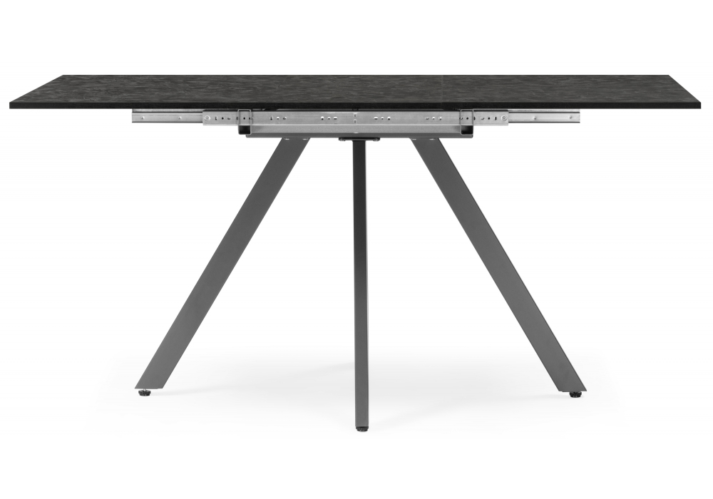 Стол деревянный Woodville Райн 116(160)x77 раздвижной малави, серый, ножки серые