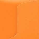 Тетрадь на кольцах А5 175х220 мм, 120 л., пластик, на липучке, с разделителями, BRAUBERG, Оранжевый, 404636