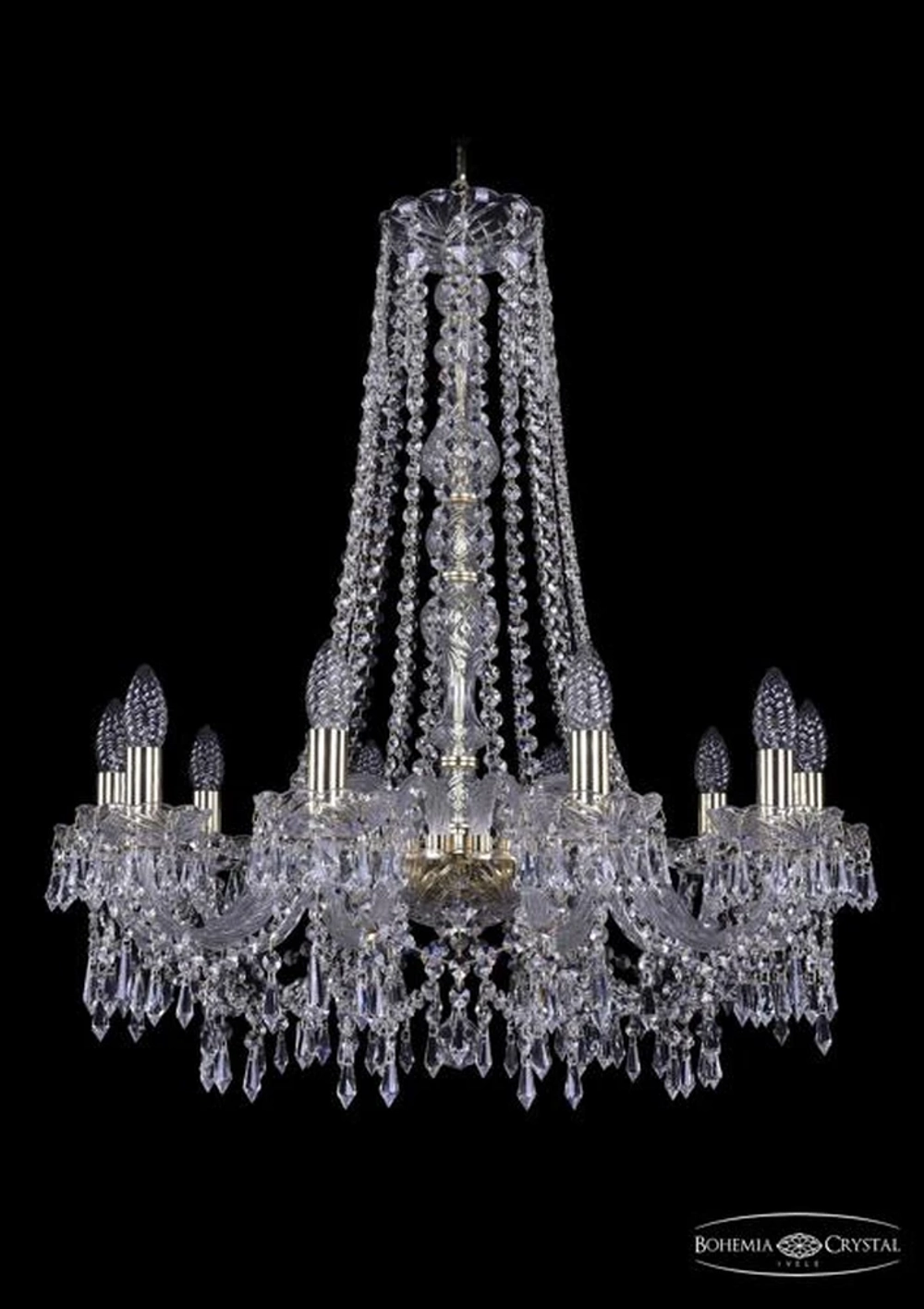 Подвесная люстра Bohemia Ivele 1403/10/240/h-76/G