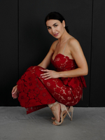 Топ "Алая роза"