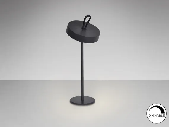 Настольная лампа Gong LED черная