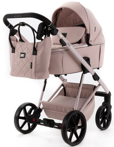 Детская коляска Adamex Delta Natura 3 в 1 DN-2-ROSE