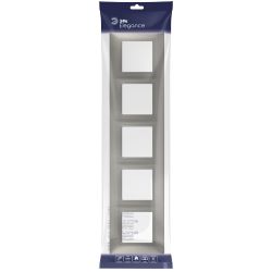 Рамка для розеток и выключателей ЭРА Elegance 14-5005-16 на 5 постов, титан