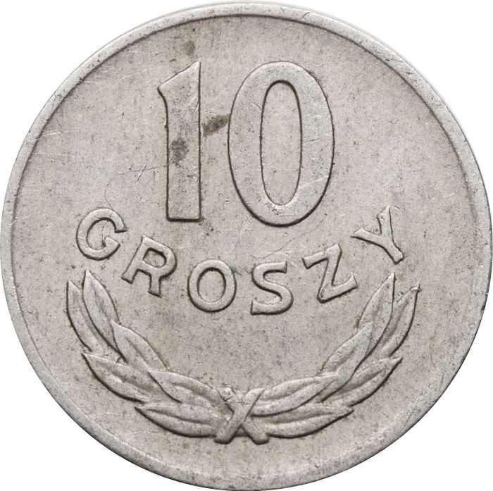 10 грошей 1949 Польша (Медно-никелевый сплав)