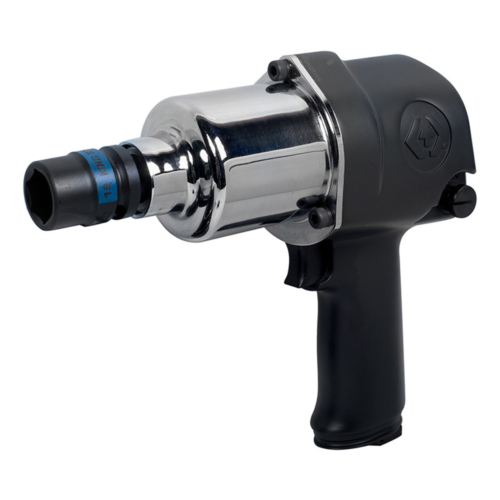 KING TONY (44106AMP01) Гайковерт пневматический ударный 1/2", 881 Нм, с комплектом головок, 17 предметов