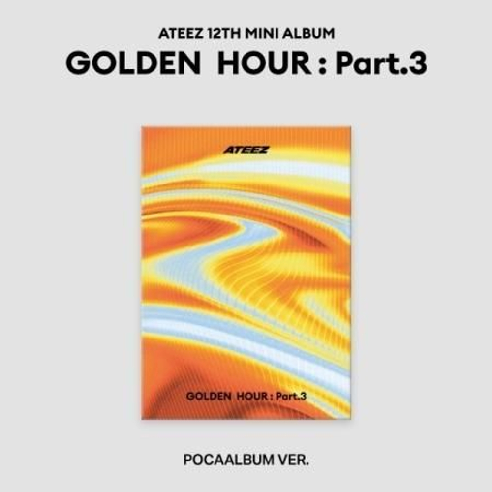 Альбом ATEEZ - GOLDEN HOUR : PART.3 12th Mini Album POCAALBUM 9 Version SET