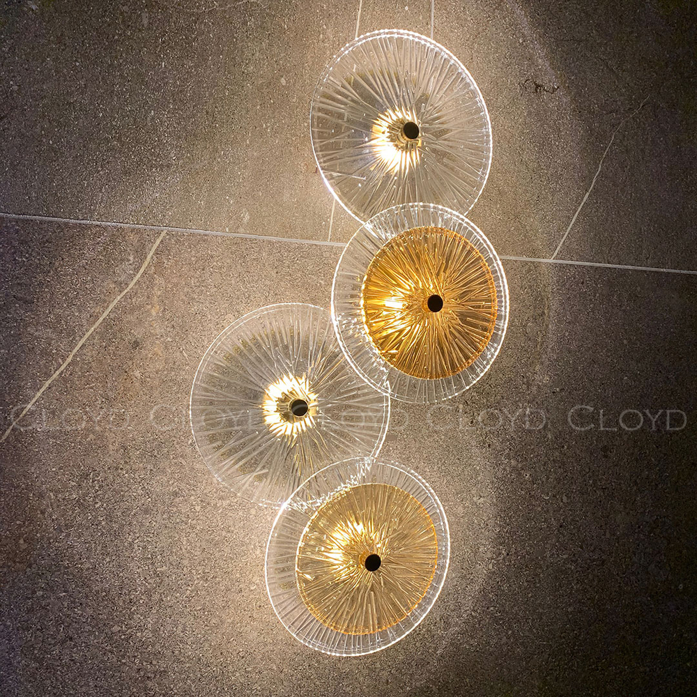 Бра Cloyd HELION-A W4 / выс. 62 см - латунь (арт.20160)