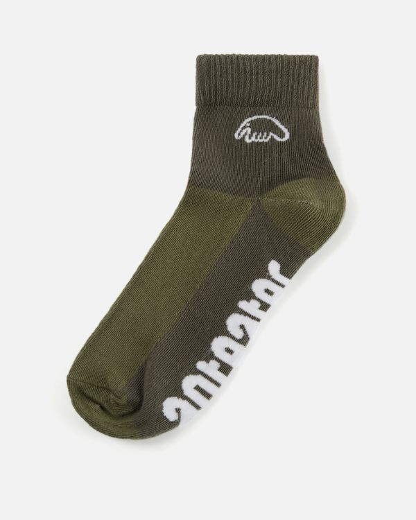Носки Low Green Logo зеленые - фото 1