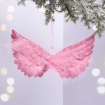Подвеска «Волшебные крылья» 23 см, Розовый