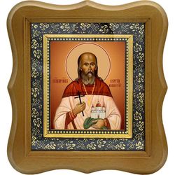 Сергий Нижнетагильский (Увицкий), священномученик, пресвитер. Икона на холсте.