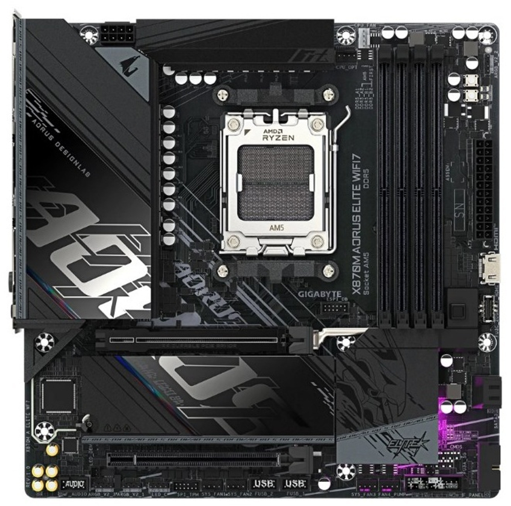 Материнская плата GIGABYTE X870M Aorus Elite WiFi7