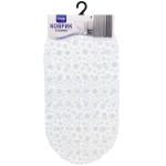 Коврик в ванну 64х33"Галька» белый