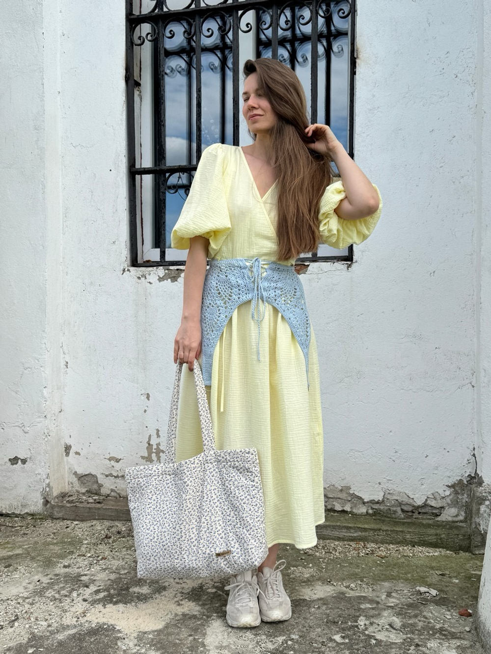 Платье Джульетта для беременных и кормящих, Сливочное масло