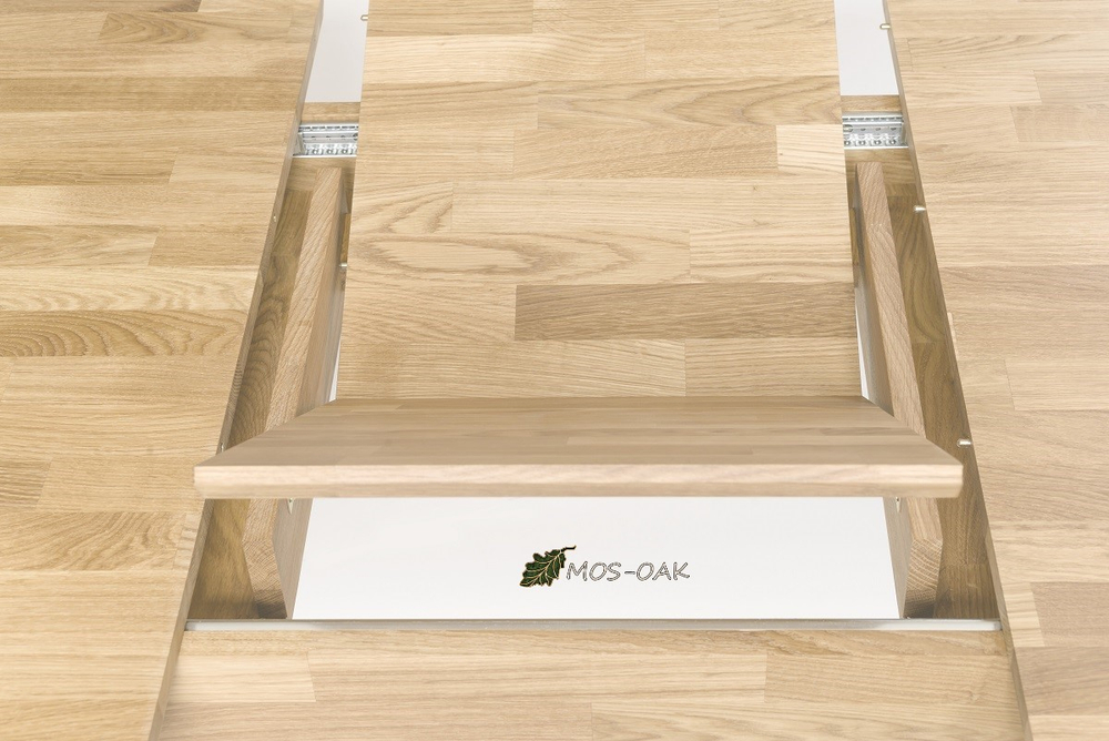 Стол обеденный раздвижной Nord-2R из массива дуба