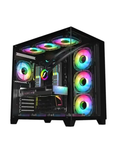Компьютерный корпус MEGAVIEW MV8-TP-BK BLACK
