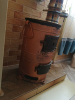 Монтаж (установка) печи буржуйки ПОВ-57