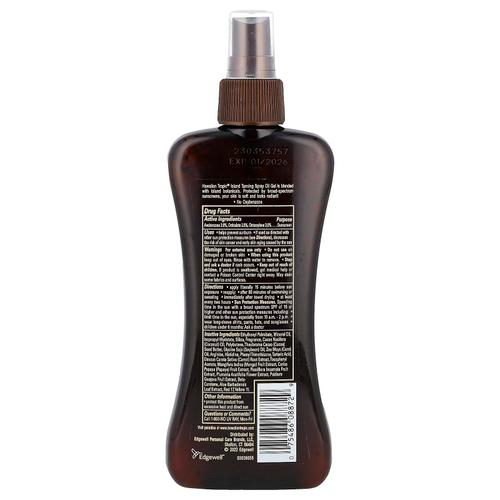 Hawaiian Tropic, Protective Tanning, солнцезащитное масло-спрей, SPF 15, 236 мл (8 жидк. унц.)