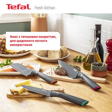 Ніж сантоку Tefal Fresh Kitchen з чохлом 12 см (K1220104)