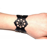 Кожаный женский браслет "Аленький цветочек" TRONIN FB-02