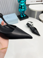 Prada Satin Slingback Pumps