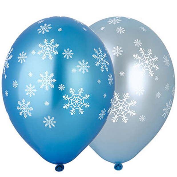 Шары блестящие Снежинки №81