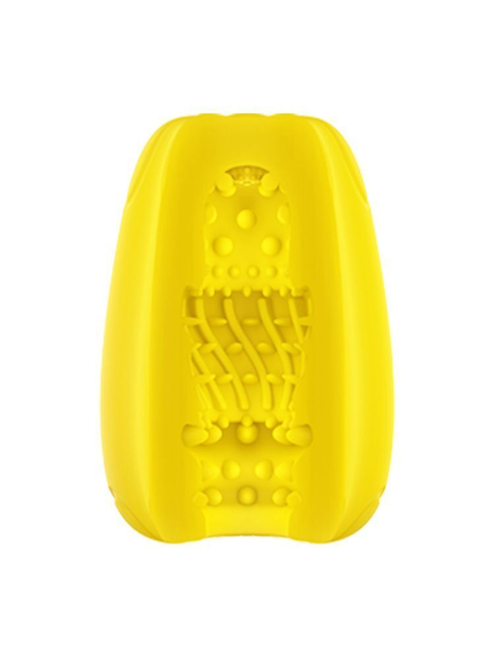 Желтый мастурбатор-яйцо Bisedze (Цвет: желтый)