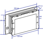 Короб-гофра для клавиш смыва Geberit Sigma 243.345.00.1