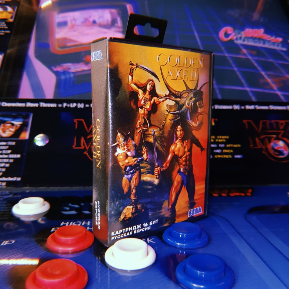 Картридж Golden Axe II (SEGA, русская версия)