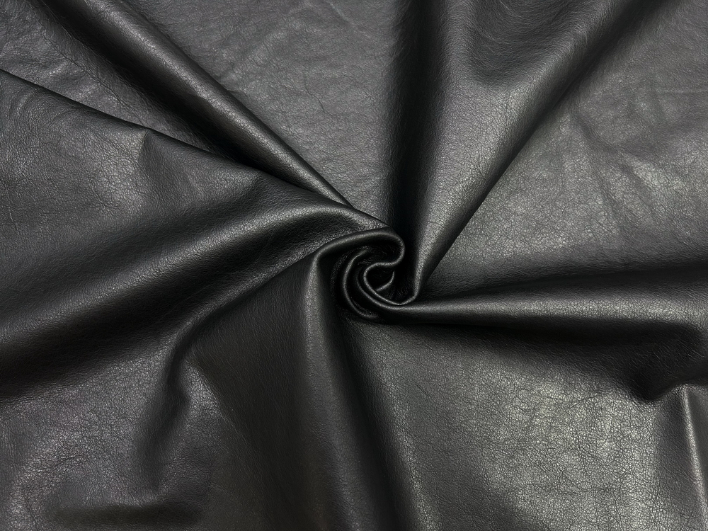 ЛОТ-5 Nappa WAX Nero, толщ. 0,9-1,1 мм, натуральная кожа