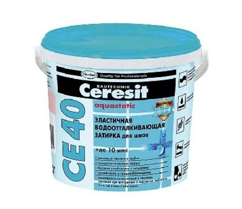 Затирка ce 40 aquastatic, чили, Ceresit, 2кг