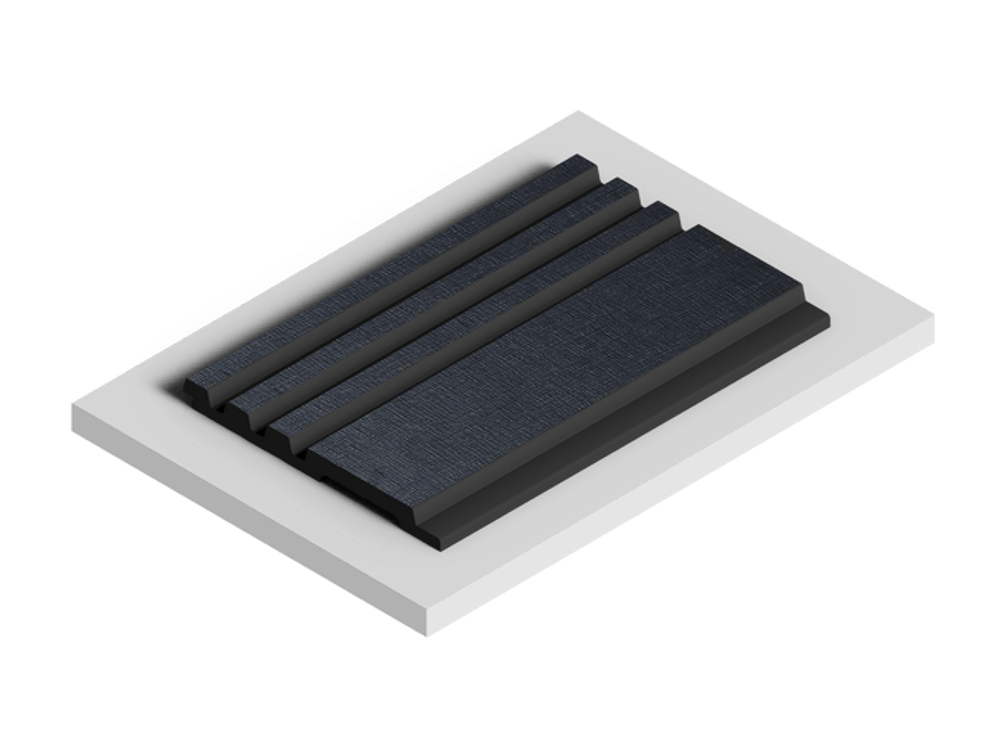 Стеновая панель HiWood декорированная, 270x12 см