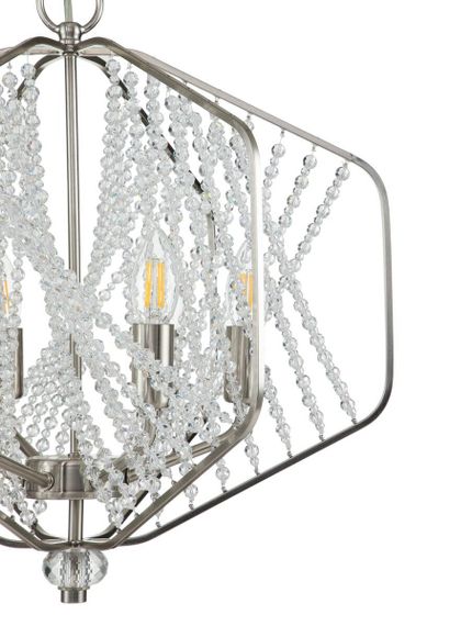 Подвесной светильник Indigo Ballo 12004/6P Nickel V000276