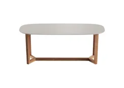 Стол обеденный Cross 2 200*95 см (дымка, бук)