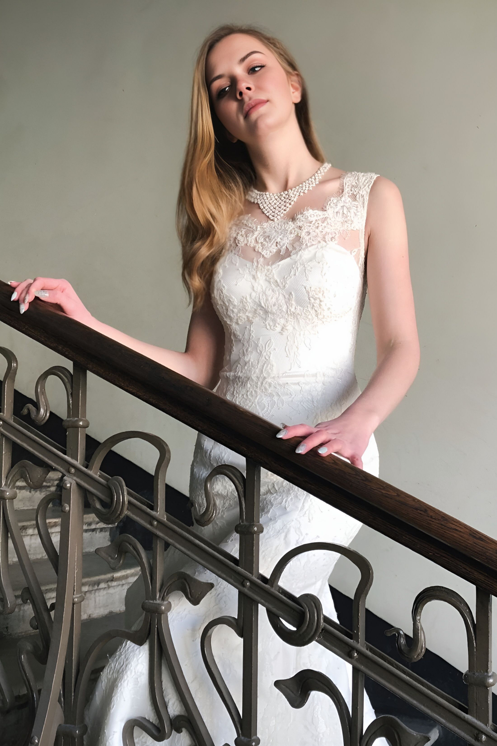 Колье "Малая Славянка" из бисера ручной работы