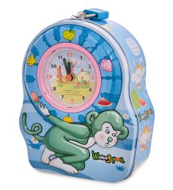 BX- 90/4 Метал. копилка с часами «Обезьяна»