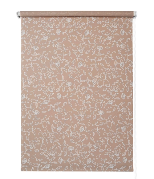 Рулонные шторы витражные Леона Миндаль