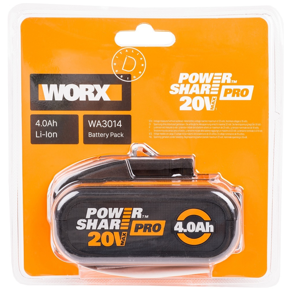Аккумуляторная батарея WORX WA3014 20V 4,0Ач