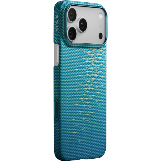 Чехол Pitaka Ultra-Slim Case (PitaTap™) для iPhone 17 Pro Max, Lucid Blue