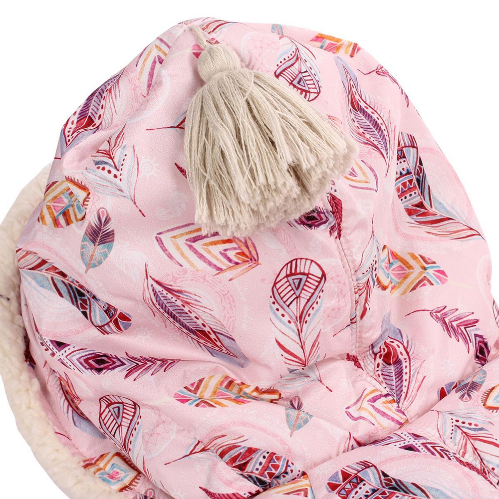 Комбинезон- Пача 300 гр. р.1 (74) принт перышки