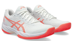 Женские теннисные кроссовки Asics Gel-Game 9 Clay/OC - white/sun coral