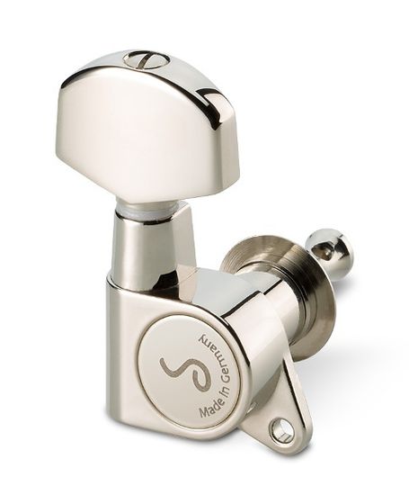 10020123.02.36 M6 135 Комплект одиночной колковой механики, 3л+3пр, большие, металл, Schaller