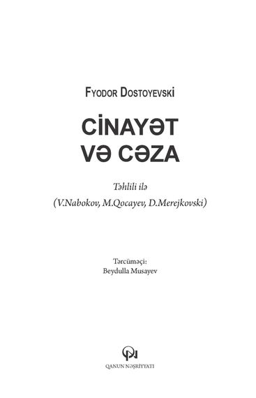 Cinayət və cəza