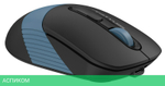 Мышь A4Tech Fstyler FB10C черный/синий